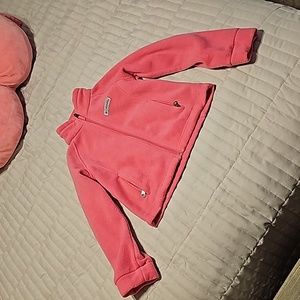 Girls Columbia fleece jacket Size XS 6